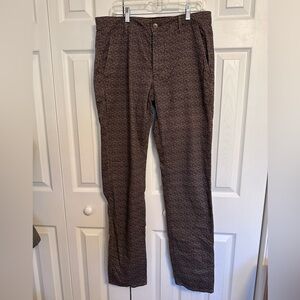 AG Adriano Goldschmied Brown Patterned Women Jeans